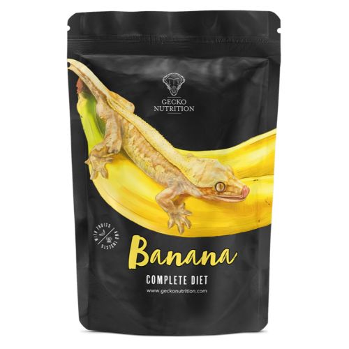 Krmivo pro Pagekony – Gecko Nutrition Banán - Velikost balení: 250g