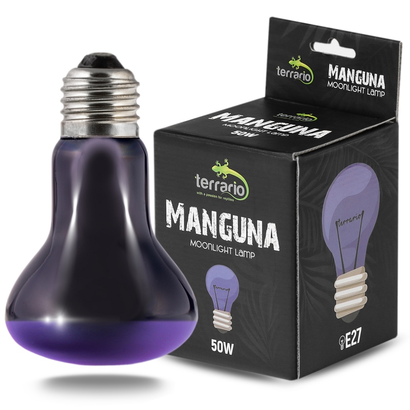 Terrario Manguna Moonlight – noční topná žárovka do terária - Varianty: 50W