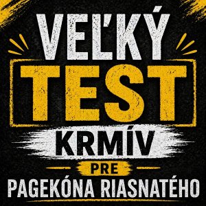 Veľký TEST krmív pre pagekóna riasnatého