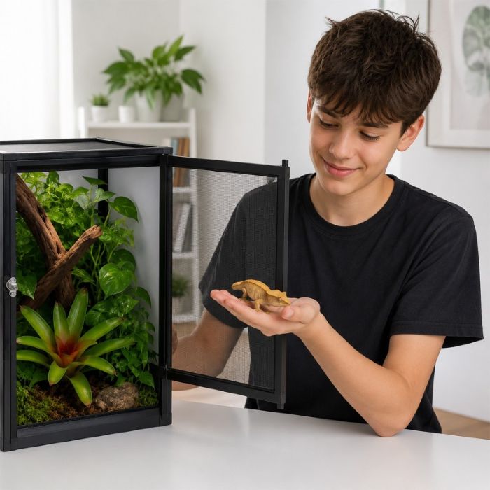 Terrario NexFrame A-Line 32 × 32 × 46 cm – hliníkové terárium