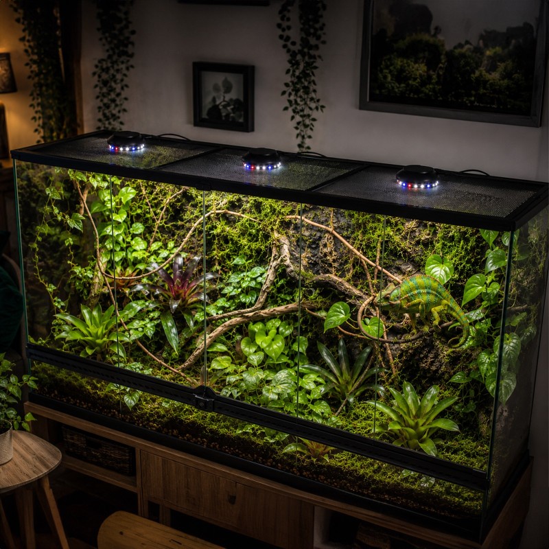 Terarijné LED osvetlenie Terrario Nanoray Mini 6W – 3v1