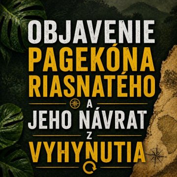 Pagekon řasnatý: příběh návratu z vyhynutí