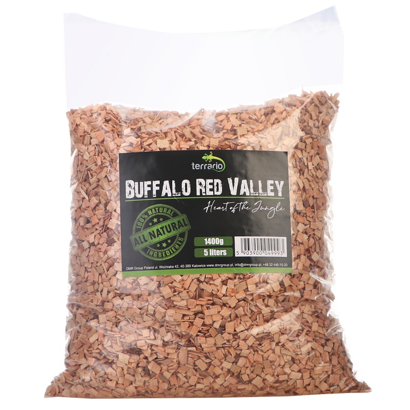 Terrario Buffalo Red Valley 5 l – olšová štěpka