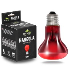 Terrario Nangola Red Night Light – infračervená výhrevná žiarovka do terária