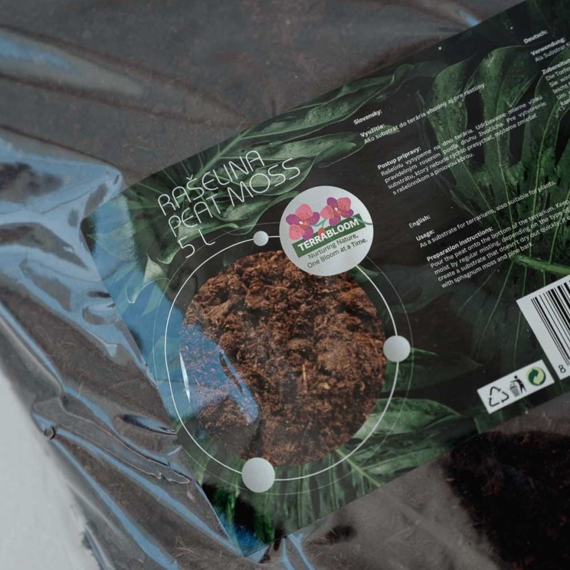 Terrabloom rašelina - Peat Moss 5 l