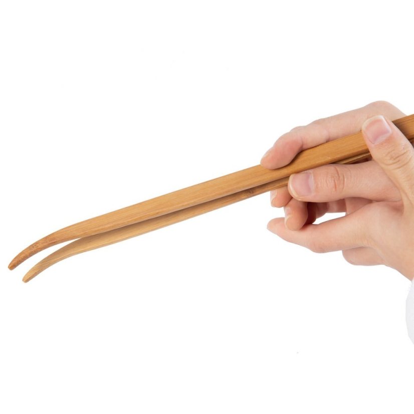 Pinzeta bambusová zahnutá 28 cm