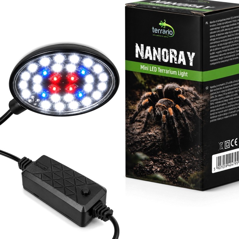Terarijné LED osvetlenie Terrario Nanoray Mini 6W – 3v1