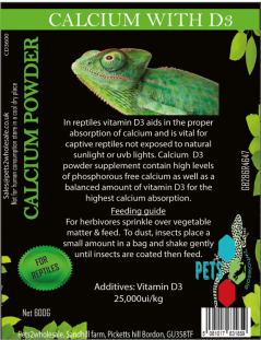 Vápnik s D3 (prášok) - Calcium+D3