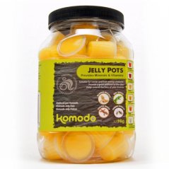 Komodo Jelly Pots banánový pohár 60 ks – gelové pamlsky pro plazy