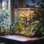 Umelá tropická monstera do terária Terrario – 70 cm