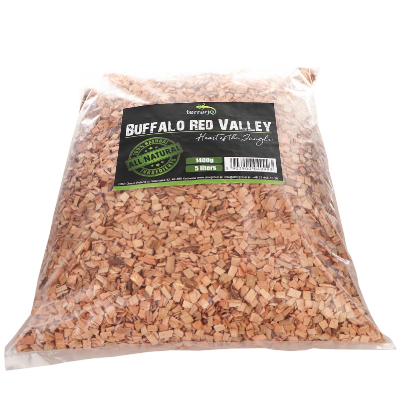Terrario Buffalo Red Valley 5 l – jelšová štiepka