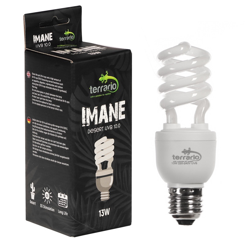 Terrario Imane Desert UVB 10.0 – UVB žiarovka do terária - Varianty: 13W