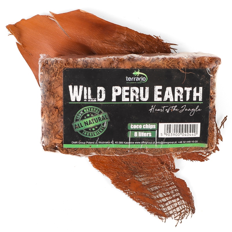 Terrario Wild Peru Earth 7 l – substrát z kokosové štěpky