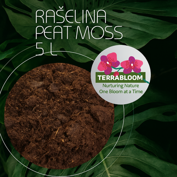 Terrabloom rašelina - Peat Moss 5 l