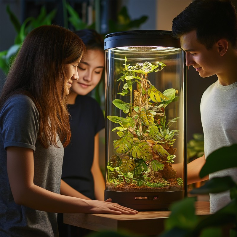 Umelá tropická monstera do terária Terrario – 70 cm