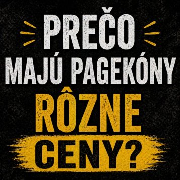 Prečo majú pagekóny rôzne ceny?