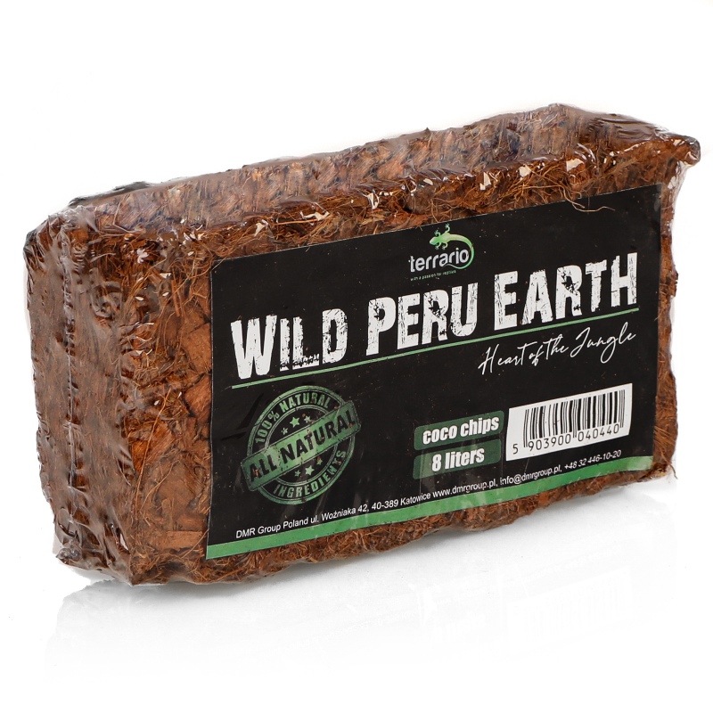 Terrario Wild Peru Earth 7 l – substrát z kokosové štěpky