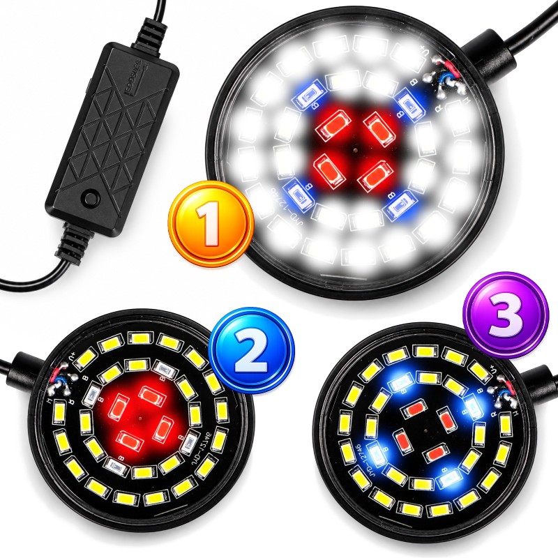 Terarijné LED osvetlenie Terrario Nanoray Mini 6W – 3v1
