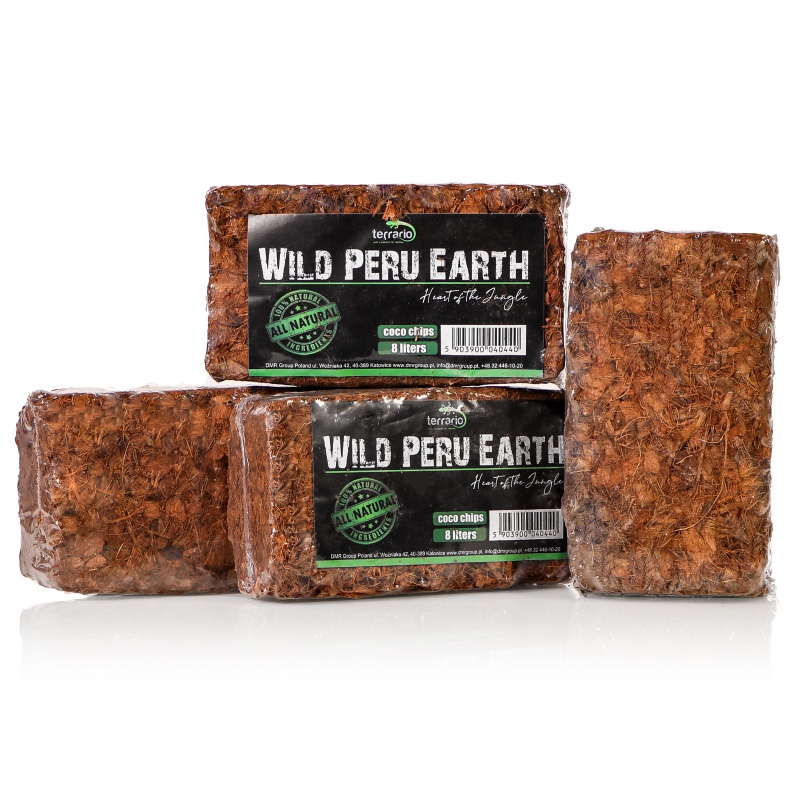 Terrario Wild Peru Earth 7 l – substrát z kokosové štěpky