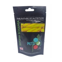 Krmivo pre pagekóny Banana Bonanza – banánová príchuť plná energie a výživy pre pagekóna riasnatého