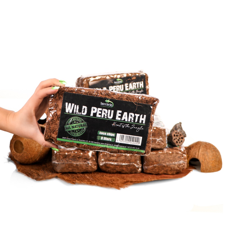 Terrario Wild Peru Earth 7 l – substrát z kokosové štěpky