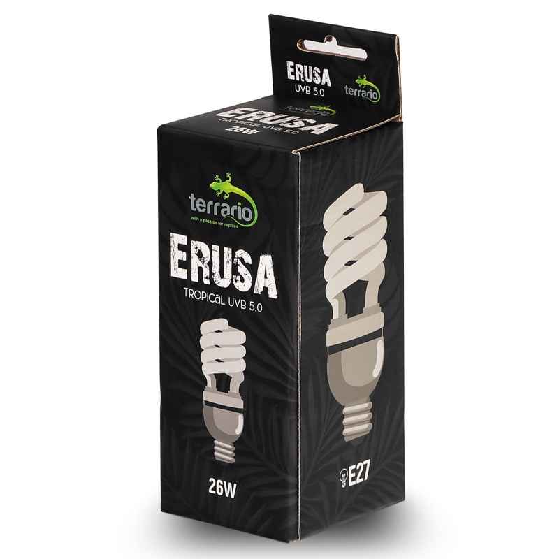 Terrario Erusa Tropical UVB 5.0 – UVB žiarovka do terária - Varianty: 26W