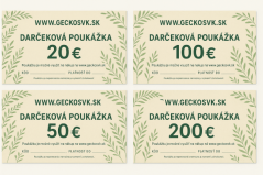 Dárkové poukázky GECKOSVK