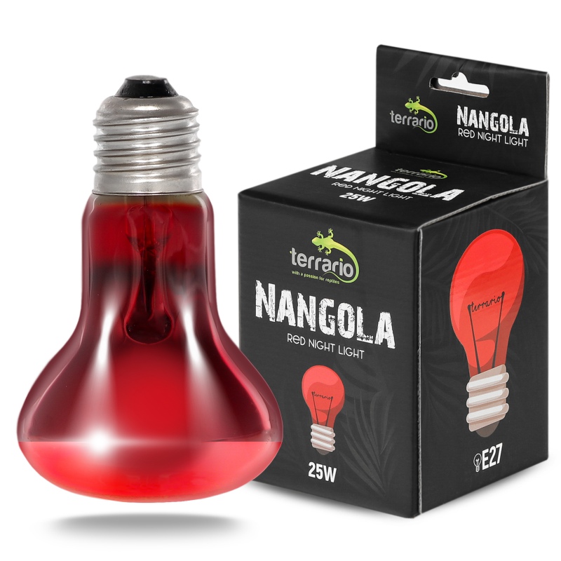 Terrario Nangola Red Night Light – infračervená topná žárovka do terária - Varianty: 50W