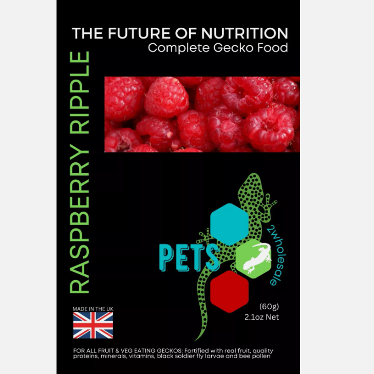 Krmivo pro pagekony – Raspberry Ripple (malina) - Velikost balení: 60g