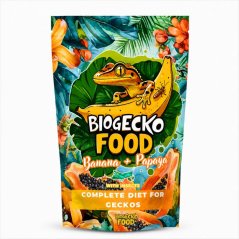 Krmivo pre Pagekóny – BioGecko Food Banana Papaya - banán a papája
