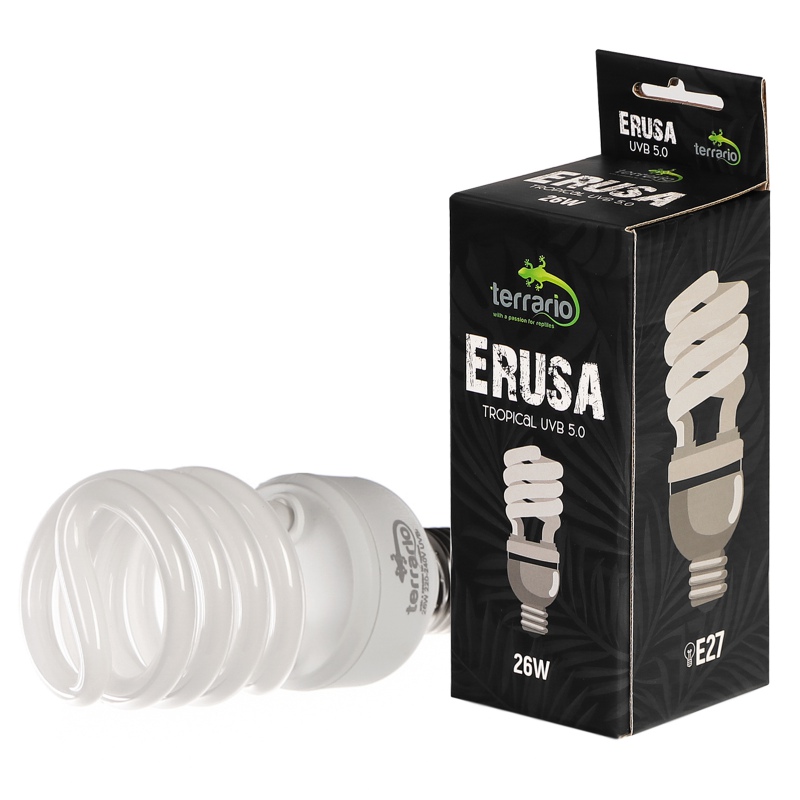 Terrario Erusa Tropical UVB 5.0 – UVB žiarovka do terária - Varianty: 26W